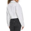 imageLevis Womens Cropped Denim MotoWhite Wash Denim