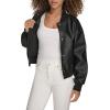 imageLevis Womens Varsity Bomber JacketPebble Black