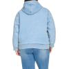 imageLevis Womens Workwear Hoody BomberLight Wash Denim Filled