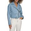 imageLevis Womens Cropped Denim MotoLight Wash Denim