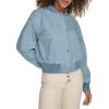 imageLevis Womens Varsity Bomber JacketLight Wash Denim