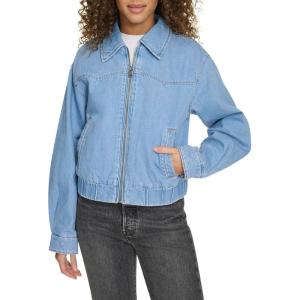 imageLevis Womens Western Denim BomberLight Wash Denim