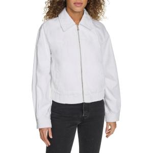 imageLevis Womens Western Denim BomberWhite Wash Denim