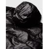 imageDKNY Mens Water Resistant Ultra Loft Hooded Logo Puffer Jacket Standard and Big ampamp TallBlack
