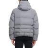 imageDKNY Mens Water Resistant Ultra Loft Hooded Logo Puffer Jacket Standard and Big ampamp TallReflective