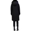 imageKenneth Cole Womens Heavyweight Hooded Anorak Puffer with Inner Quilted Lining and Faux Fur CollarBlack