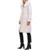 imageKenneth Cole Womens Heavyweight Hooded Anorak Puffer with Inner Quilted Lining and Faux Fur CollarStone