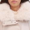 imageKenneth Cole Womens Heavyweight Hooded Anorak Puffer with Inner Quilted Lining and Faux Fur CollarStone