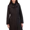 imageKenneth Cole Womens Midweight Pearlized Water Resistant Rain Anorak CoatBlack