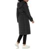 imageKenneth Cole Womens Belted Puffer Trench CoatQuilted Belt Black