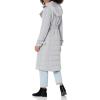 imageKenneth Cole Womens Belted Puffer Trench CoatQuilted Belt Light Grey