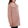 imageKenneth Cole Womens Cozy Lightweight Textured Faux Fur Coat with Envelope CollarDusty Blush