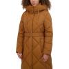 imageKenneth Cole Womens Diamond Quilted Belted Puffer with Ultra Soft Plush Synthetic FillAmber