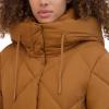 imageKenneth Cole Womens Diamond Quilted Belted Puffer with Ultra Soft Plush Synthetic FillAmber