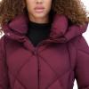 imageKenneth Cole Womens Diamond Quilted Belted Puffer with Ultra Soft Plush Synthetic FillWine