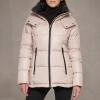 imageKenneth Cole Womens Heavy Weight Stand Collar Down Puffer JacketHorizontal Frost