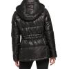 imageKenneth Cole Womens Heavy Weight Stand Collar Down Puffer JacketZip Black