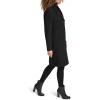 imageKenneth Cole Womens Notch Collar Fly Front Single Breasted TopcoatBlack