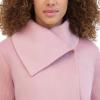 imageKenneth Cole Womens Oversized Collar Full Length Wool Blend JacketRose