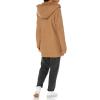 imageKenneth Cole Womens Sherpa Trim Asymmestrical JacketSherpa Trim Camel