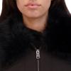 imageKenneth Cole Womens Soft Shell Rain Coat with Exposed Zip DetailBlack