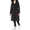 imageKenneth Cole Womens Belted Puffer Trench CoatQuilted Belt Black