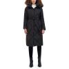 imageKenneth Cole Womens Diamond Quilted Belted Puffer with Ultra Soft Plush Synthetic FillBlack