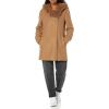 imageKenneth Cole Womens Sherpa Trim Asymmestrical JacketSherpa Trim Camel