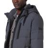 imageAndrew Marc Mens Huxley Mid Length Water Resistant Crinkle Down JacketCharcoal Huxley