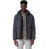 imageAndrew Marc Mens Huxley Mid Length Water Resistant Crinkle Down JacketCharcoal Huxley