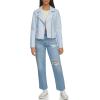 imageLevis womens Smooth Faux Leather Moto Standard and Plus SizesDusty Blue