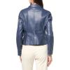 imageLevis womens Smooth Faux Leather Moto Standard and Plus SizesOdyssey Grey
