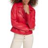 imageLevis womens Smooth Faux Leather Moto Standard and Plus SizesRed