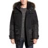 imageAndrew Marc Mens Maxfield Mid Length Down Jacket with Removable HoodBlack