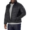 imageTommy Hilfiger Mens Ultra Loft Lightweight Packable Puffer Jacket Standard and Big ampamp Tall Black wPatch 3X