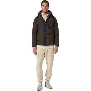 imageAndrew Marc Mens Huxley Mid Length Water Resistant Crinkle Down JacketOlive Huxley