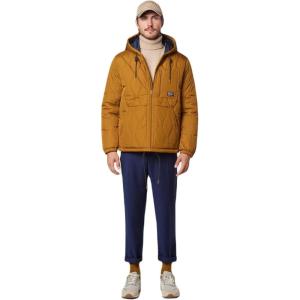 imageAndrew Marc Mens Quilted JacketHooded Flax