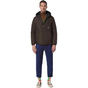 imageAndrew Marc Mens Quilted JacketHooded Jungle
