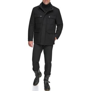 imageAndrew Marc Mens Wool CoatMid and Full LengthBlack