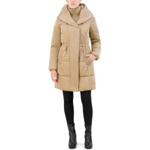 imageCole Haan Womens Durable Shawled Cold Weather CoatPlatinum