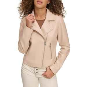 imageLevis womens Smooth Faux Leather Moto Standard and Plus SizesFrappe