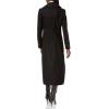 imageKenneth Cole Womens Classic Double Breasted Wool Maxi CoatWool Maxi Black