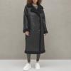 imageLevis Womens Faux Shearling Long CoatBlack