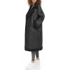 imageLevis Womens Faux Shearling Long CoatBlack