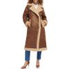 imageLevis Womens Faux Shearling Long CoatBrown