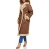 imageLevis Womens Faux Shearling Long CoatBrown
