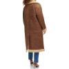 imageLevis Womens Faux Shearling Long CoatBrown