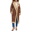 imageLevis Womens Faux Shearling Long CoatBrown