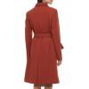 imageCole Haan Womens Belted Coat Wool with Cuff DetailsRust
