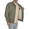 imageDockers Mens Micro Twill Golf Bomber Jacket Standard and Big ampamp TallTea Leaf Unfilled